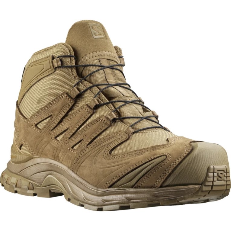 Botas Tácticas Salomon Xa Forces Mid GTX Hombre Marrom | MX JVSG875